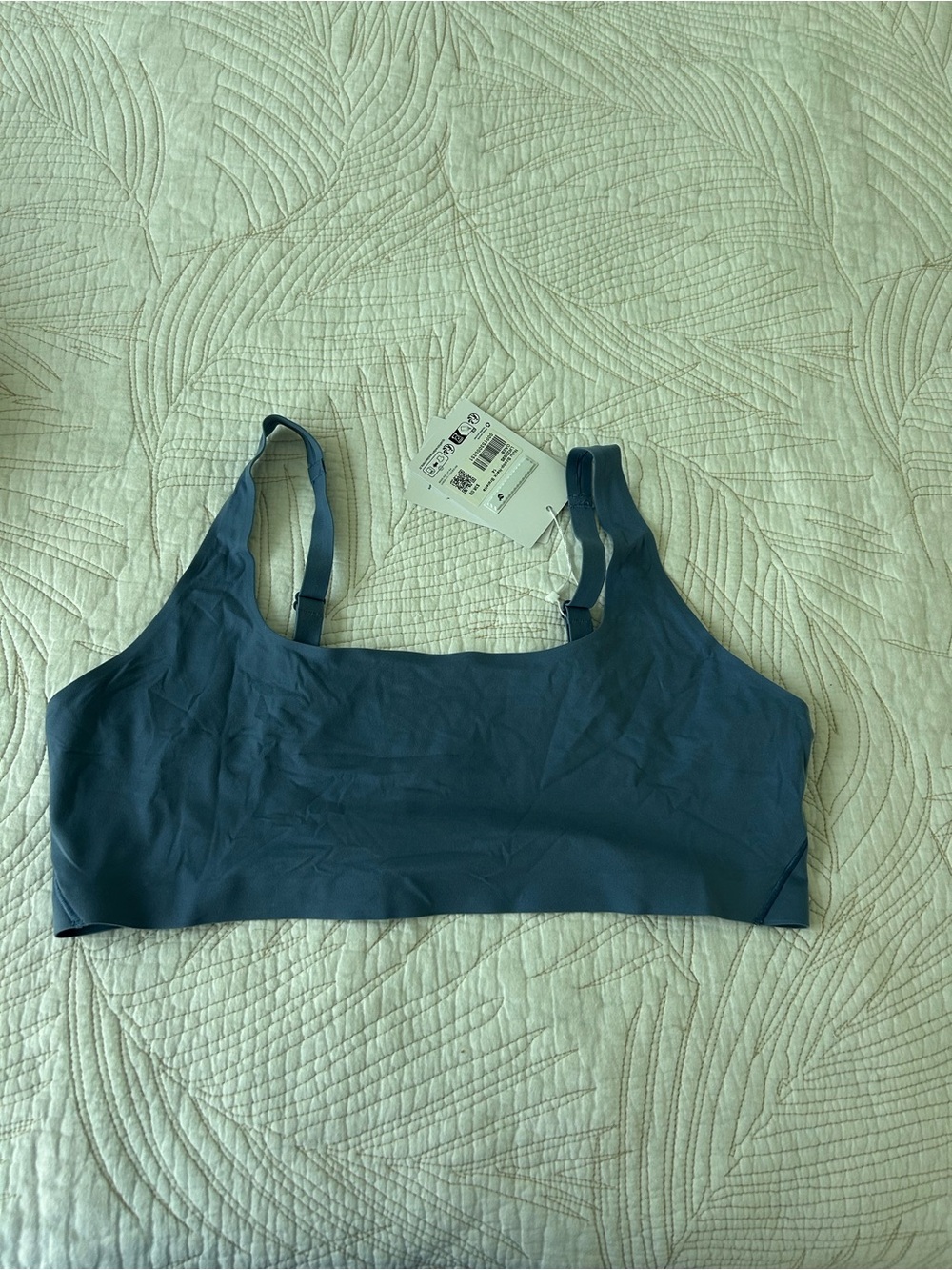 lululemon athletica Scoop-Style Sports Bra in Slate Blue
